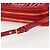 Pochette a mano Miu Miu Matelassé in pelle rossa e oro autentica 207215M Rosso D'oro - vista 8