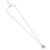 Christian Dior Halskette Metall Silber Auth 206834 - Ansicht 2