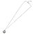 Christian Dior Halskette Metall Silber Auth 206834 - Ansicht 8