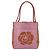 CHANEL Camelia Tote Bag Wildleder Rosa Goldfarbene CC Auth 206630 Pink - Ansicht 2