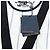 LOUIS VUITTON Top sem mangas Cotton XS White LV Auth 204954M Branco - vista 7