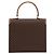 Céline Borsa a mano CELINE Macadam Canvas PVC Leather Brown Gold Auth 205190V Marrone D'oro - view 2