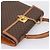 Céline Borsa a mano CELINE Macadam Canvas PVC Leather Brown Gold Auth 205190V Marrone D'oro - view 6