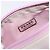 Bolso de accesorios PRADA Nylon Rosa Plata Auth 207483 - vista 22