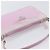 Bolso de accesorios PRADA Nylon Rosa Plata Auth 207483 - vista 7