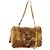 Bolsa de Ombro PRADA Pele 2way Yellow Gold Auth 205953M Dourado Amarelo