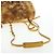 Bolsa de Ombro PRADA Pele 2way Yellow Gold Auth 205953M Dourado Amarelo - vista 8