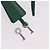 Saffiano Borsa a Tracolla con Catena PRADA Pelle Safiano Verde Argento Auth 207634V - vista 11