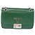 Saffiano Borsa a Tracolla con Catena PRADA Pelle Safiano Verde Argento Auth 207634V - vista 13
