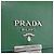 Saffiano Borsa a Tracolla con Catena PRADA Pelle Safiano Verde Argento Auth 207634V - vista 21