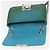 Saffiano Borsa a Tracolla con Catena PRADA Pelle Safiano Verde Argento Auth 207634V - vista 22