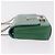 Saffiano Borsa a Tracolla con Catena PRADA Pelle Safiano Verde Argento Auth 207634V - vista 4