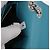 Saffiano Borsa a Tracolla con Catena PRADA Pelle Safiano Verde Argento Auth 207634V - vista 9