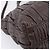 Borsa a mano raccolta PRADA in pelle 2way Dark Brown Gold Auth BA16047A D'oro Marrone scuro - vista 17