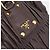 Borsa a mano raccolta PRADA in pelle 2way Dark Brown Gold Auth BA16047A D'oro Marrone scuro - vista 20