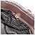 Borsa a mano raccolta PRADA in pelle 2way Dark Brown Gold Auth BA16047A D'oro Marrone scuro - vista 25