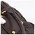 Borsa a mano raccolta PRADA in pelle 2way Dark Brown Gold Auth BA16047A D'oro Marrone scuro - vista 8
