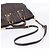 Borsa a mano raccolta PRADA in pelle 2way Dark Brown Gold Auth BA16047A D'oro Marrone scuro - vista 9