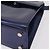 Borsa Salvatore Ferragamo Gancini Pelle verniciata 2way Navy Silver Auth 206330A Argento Blu navy - vista 19