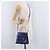 Borsa Salvatore Ferragamo Gancini Pelle verniciata 2way Navy Silver Auth 206330A Argento Blu navy - vista 29