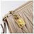 Pouch Miu Miu Matelassé in pelle Beige Gold Auth 205354V D'oro - vista 10