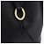 Borsa a tracolla Christian Dior Trotter PVC Nero Tono Oro Auth BA16105 - vista 18