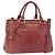 Bolsa de Mão Miu Miu em Couro 2way Rosa Ouro Auth 167648A Dourado