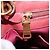 Bolsa de Mão Miu Miu em Couro 2way Rosa Ouro Auth 167648A Dourado - vista 33