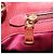 Bolsa de Mão Miu Miu em Couro 2way Rosa Ouro Auth 167648A Dourado - vista 37