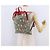 Zaino GUCCI GG Supreme Yuko Higuchi PVC Beige Red 550775 Auth 206696SAM Rosso - vista 24