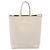 Céline CELINE Vertical Cabas Tote Bag Leder 2way Weiß Gold Auth 205444 Golden - Ansicht 2