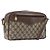 Borsa a tracolla GUCCI GG Supreme PVC Beige Gold Auth 206766 D'oro