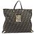 Borsa Tote FENDI Zucca Canvas Marrone Tono Oro Auth 206681 - vista 13