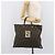 Borsa Tote FENDI Zucca Canvas Marrone Tono Oro Auth 206681 - vista 23
