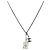 Collana CHANEL metallo Silver CC Auth 205469M Argento