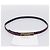 Cintura Christian Dior in pelle 39.4" 85 Nero Oro Auth 206942M - vista 12