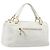 Céline Bolso de mano CELINE Cuero Blanco Oro Auth 205212A Dorado