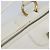 Céline Bolso de mano CELINE Cuero Blanco Oro Auth 205212A Dorado - vista 10