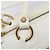 Céline Bolso de mano CELINE Cuero Blanco Oro Auth 205212A Dorado - vista 21