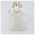 Céline Bolso de mano CELINE Cuero Blanco Oro Auth 205212A Dorado - vista 3