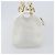 Céline Bolso de mano CELINE Cuero Blanco Oro Auth 205212A Dorado - vista 4