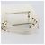 Céline Bolso de mano CELINE Cuero Blanco Oro Auth 205212A Dorado - vista 7