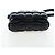 Bottega Veneta Bolsa Cassette Acolchoada MAXI INTRECCIATO Couro Preto Auth BA16053V - vista 5