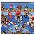 Hermès HERMES Pañuelo Carré 90 Seda Azul Rojo "KACHINAS" Auth ki6872M Roja - vista 3
