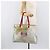 Saco Tote LOEWE Nylon Silver Gold Auth 206014 Prata Dourado - vista 26