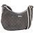 Borsa a Tracolla GUCCI GG Canvas Silver 181092 Auth 207594 Argento