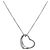 Tiffany & Co. Open Heart Halskette Ag925 Silver Auth 205493M Silber