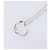Tiffany & Co. Open Heart Halskette Ag925 Silver Auth 205493M Silber - Ansicht 3