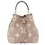 Néonoé Borsa LOUIS VUITTON Monogram Empreinte Neo Noe MM Beige M45555 LV Auth ka6488M Monogramma - vista 13
