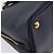Saffiano Sac à main PRADA cuir Safiano Navy Gold Auth 202507A Doré Bleu Marine - vue 16